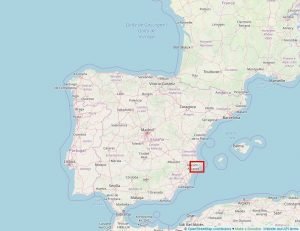 Spain - Calpe - map