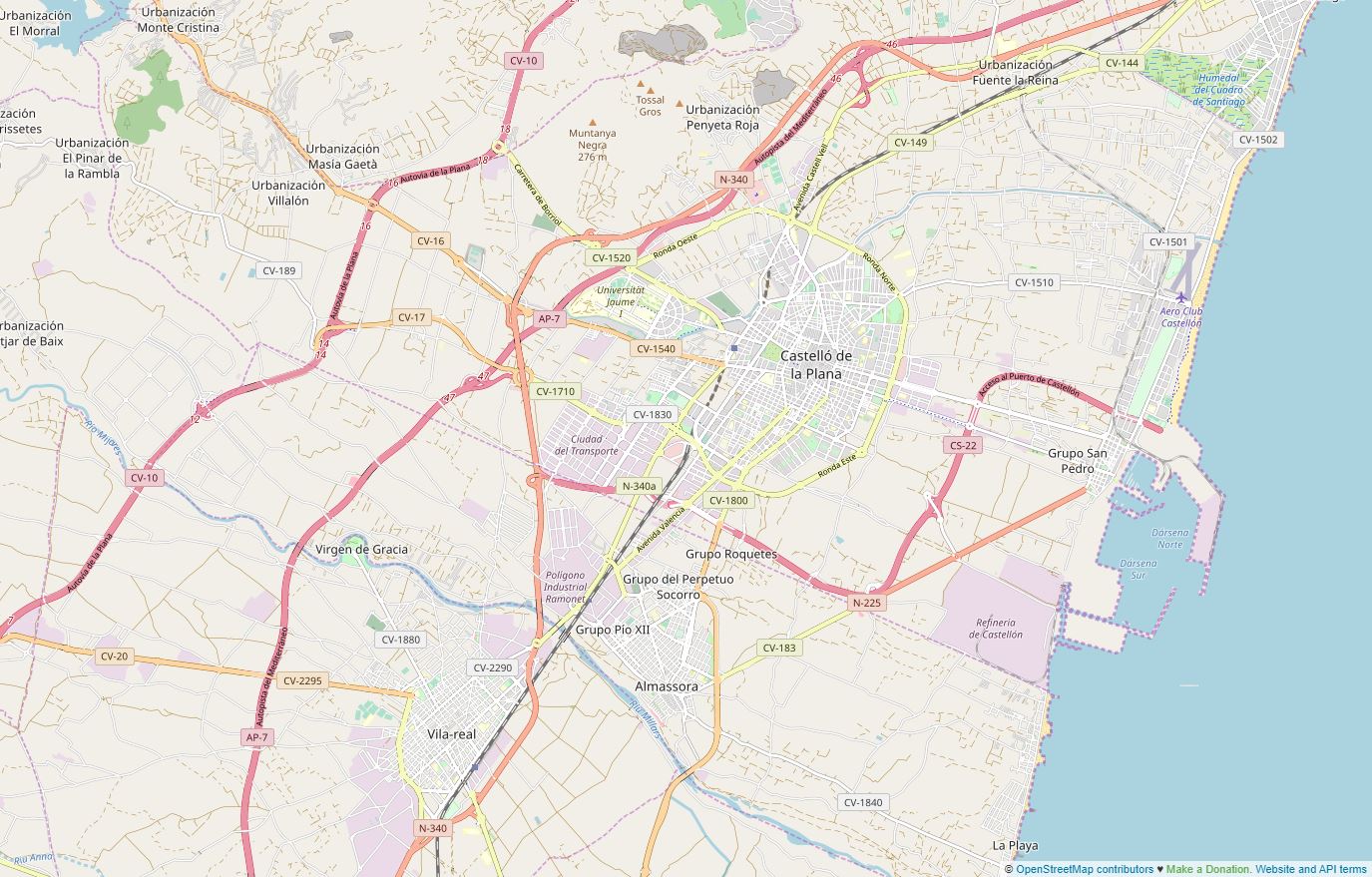 ¿Cómo llegar a Castellón en Castellón De La Plana en Autobús o Tren?