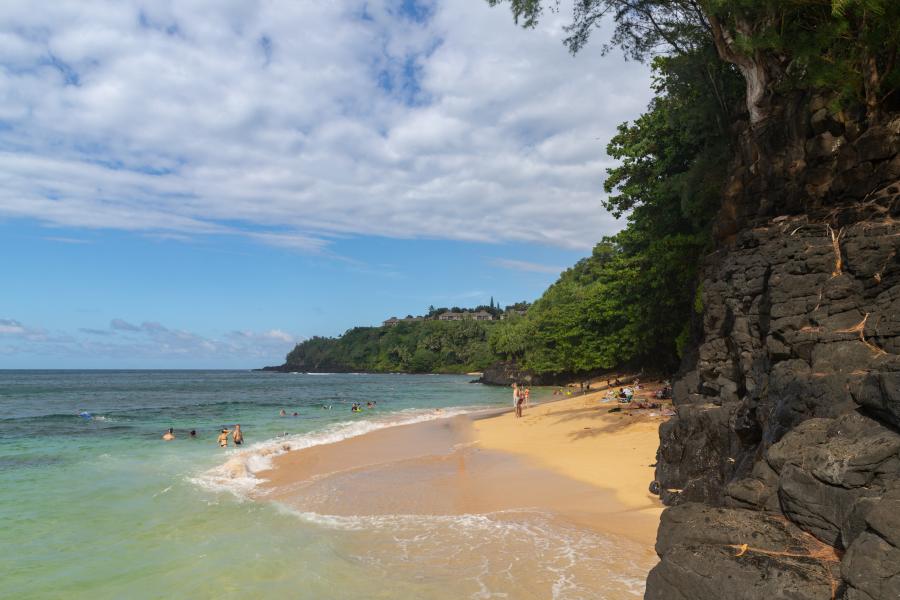 Hideaways Beach Strand Princeville Kauai Hawaii