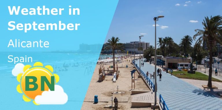 September Weather in Alicante, Spain - 2024