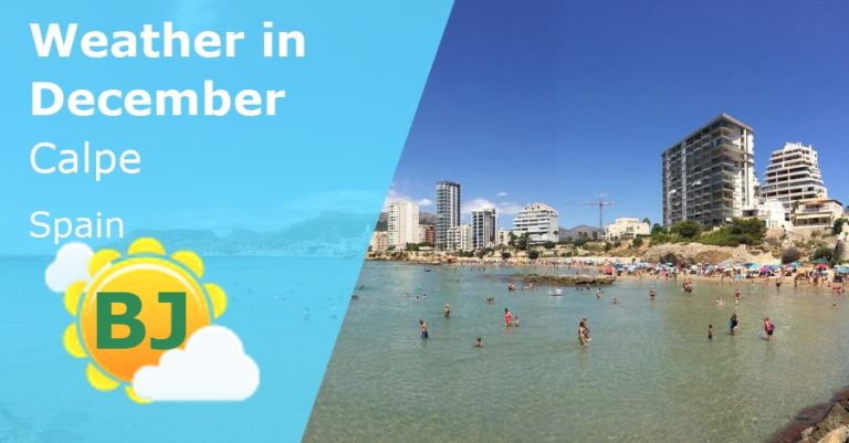 December Weather in Calpe Spain - 2024