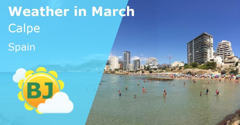 March Weather in Calpe Spain - 2023