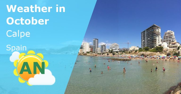 October Weather in Calpe Spain - 2023