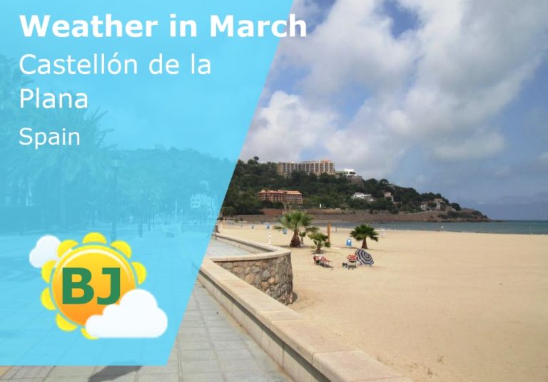 March Weather in Castellon de la Plana, Spain - 2023