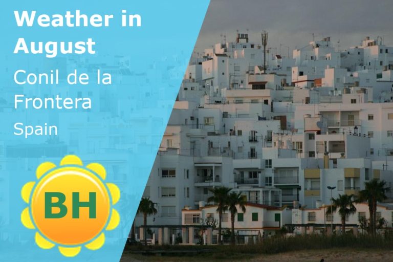 August Weather in Conil de la Frontera, Spain - 2023