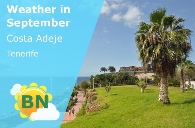 September Weather in Costa Adeje, Tenerife - 2024