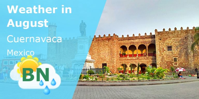 August Weather in Cuernavaca, Mexico - 2023