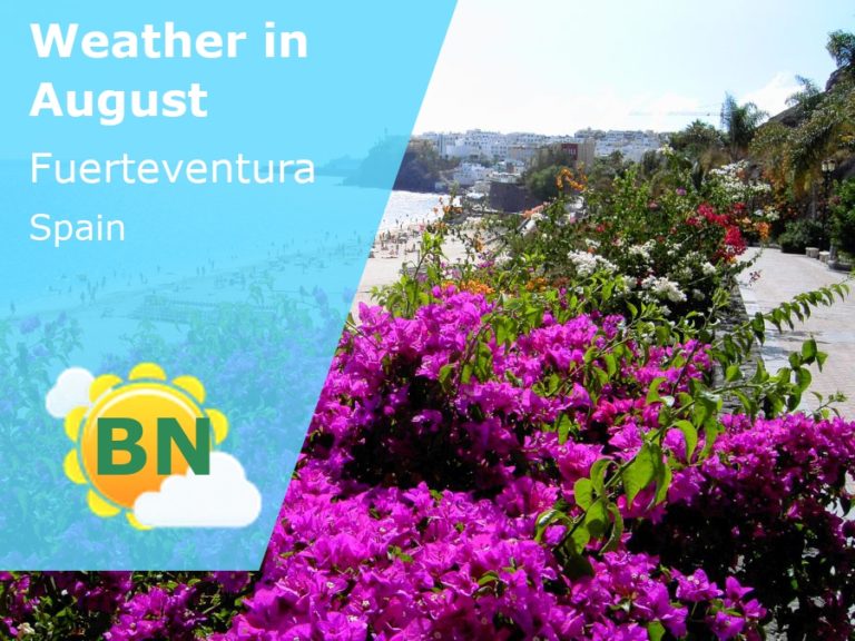 August Weather in Fuerteventura, Spain - 2027
