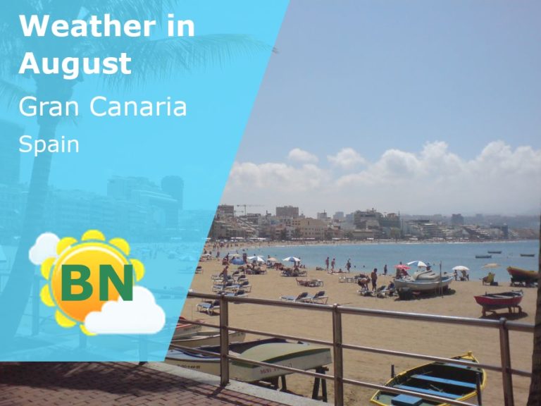 August Weather in Gran Canaria, Spain - 2023