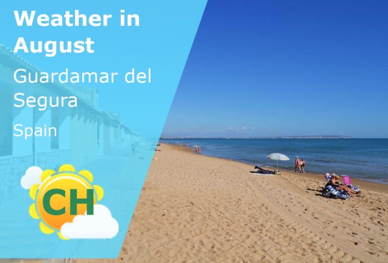 August Weather in Guardamar del Segura, Spain - 2022