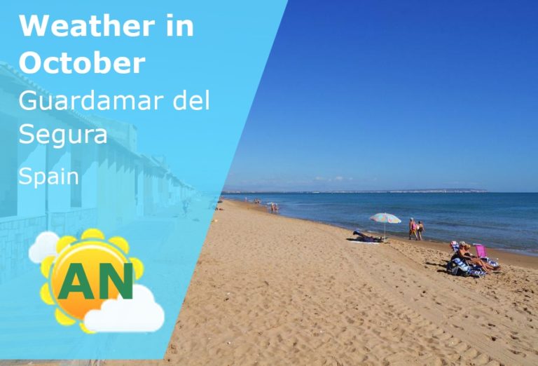 October Weather in Guardamar del Segura, Spain - 2024