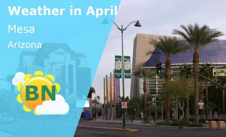 April Weather in Mesa, Arizona - 2024