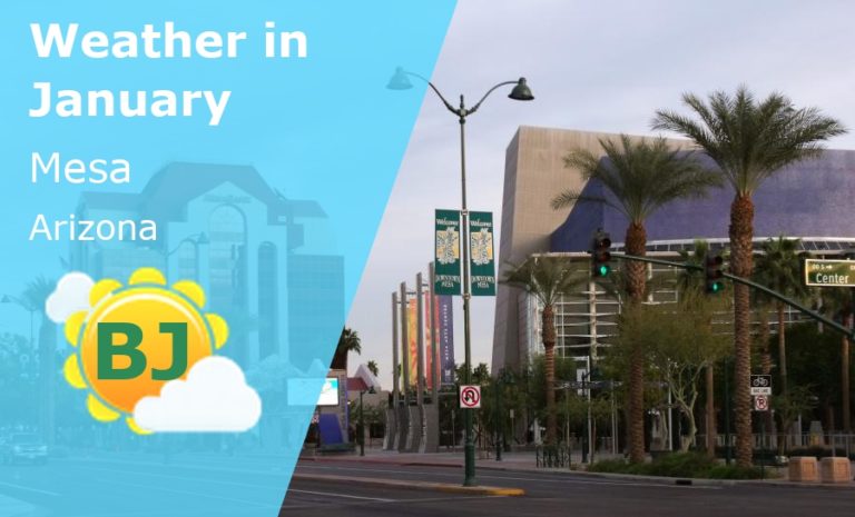 January Weather in Mesa, Arizona - 2026