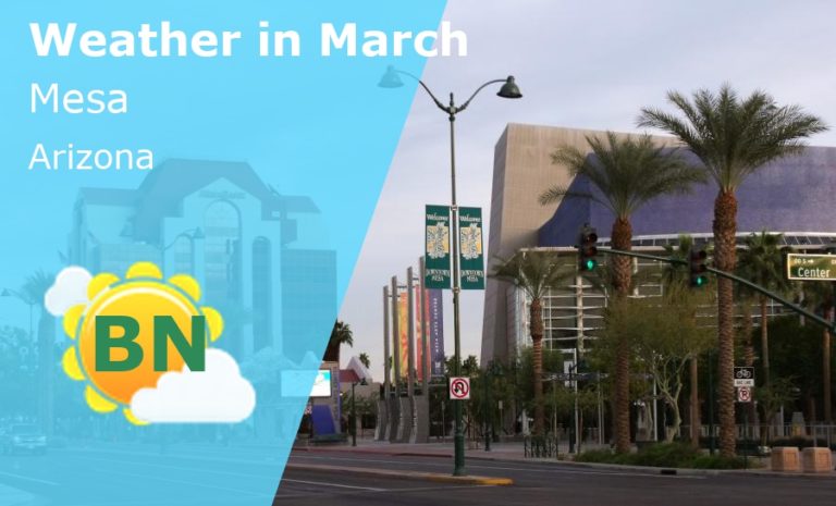 March Weather in Mesa, Arizona - 2023