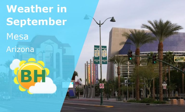 September Weather in Mesa, Arizona - 2025