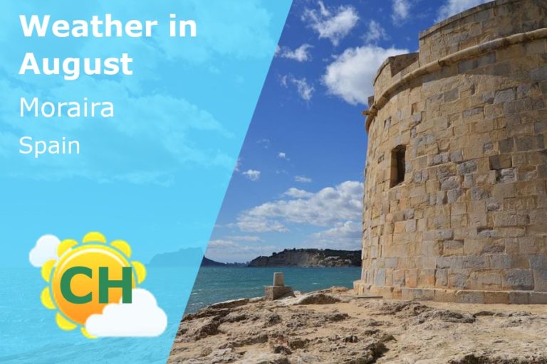 August Weather in Moraira, Spain - 2024