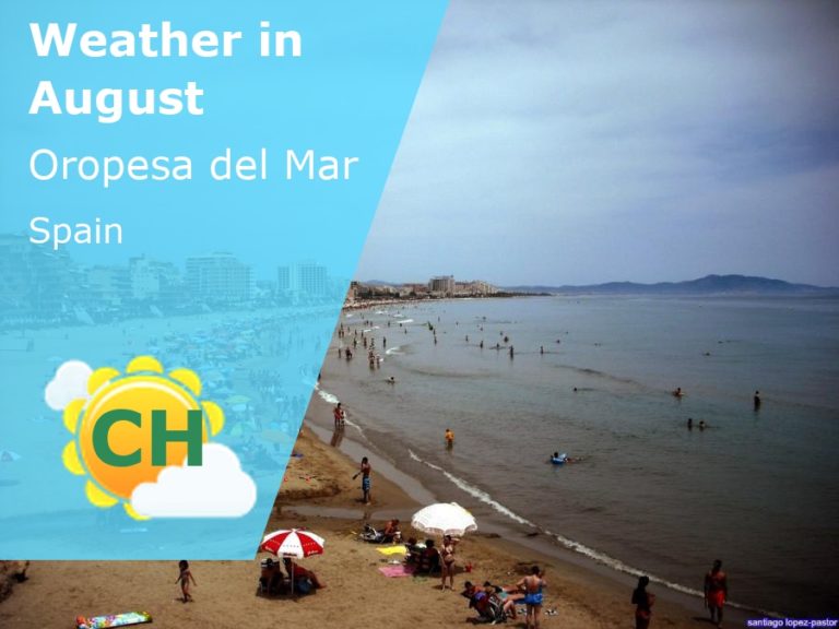 August Weather in Oropesa del Mar, Spain - 2024