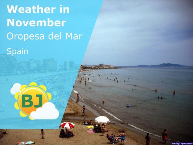 November Weather in Oropesa del Mar, Spain - 2022