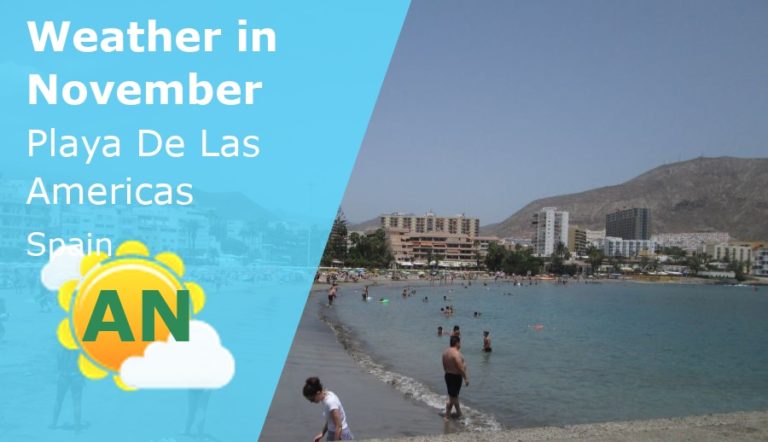 November Weather in Playa De Las Americas, Tenerife - 2023