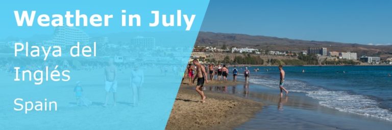 July Weather in Playa del Ingles, Gran Canaria - 2024