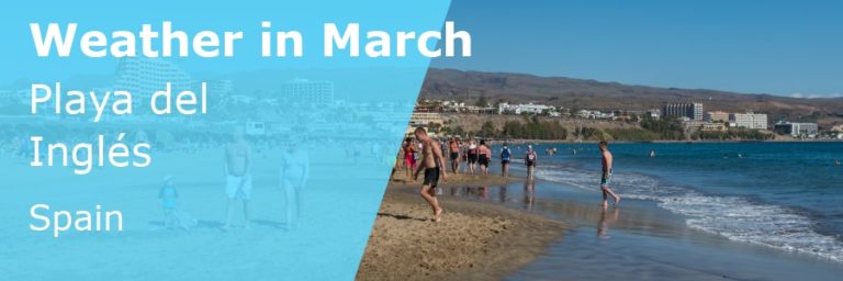 March Weather in Playa del Ingles, Gran Canaria - 2023
