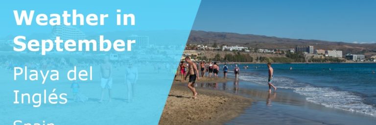 September Weather in Playa del Ingles, Gran Canaria - 2023