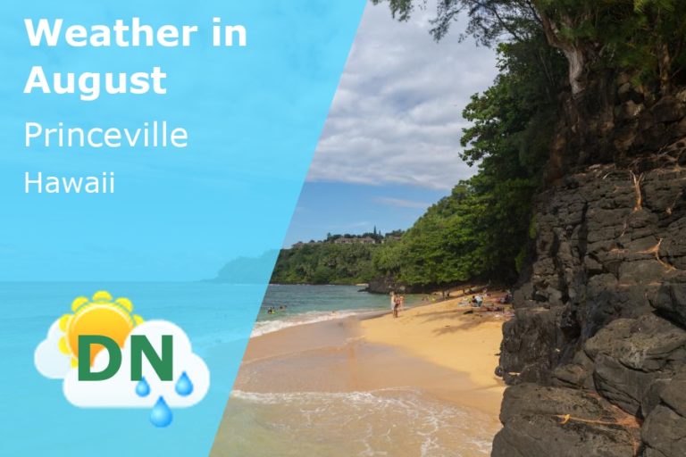 August Weather in Princeville, Hawaii - 2024
