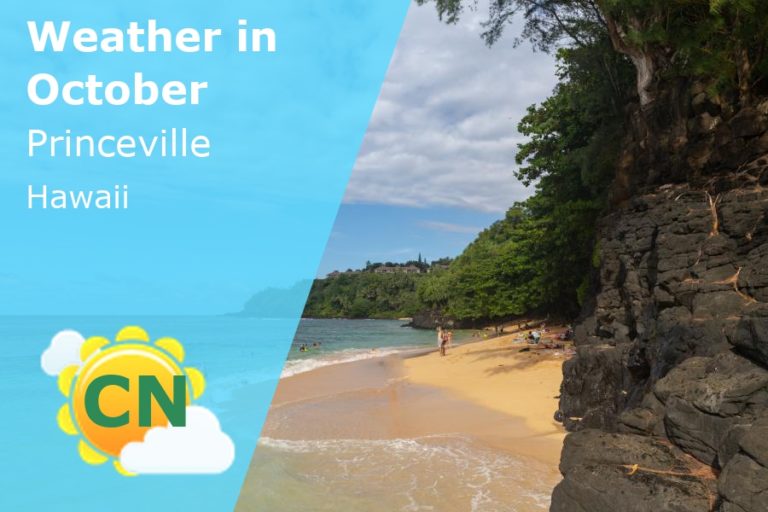 October Weather in Princeville, Hawaii - 2024