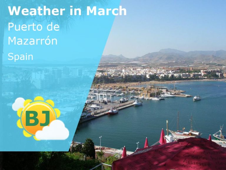 March Weather in Puerto de Mazarron, Spain - 2023