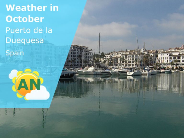 October Weather in Puerto de la Duequesa, Spain - 2023