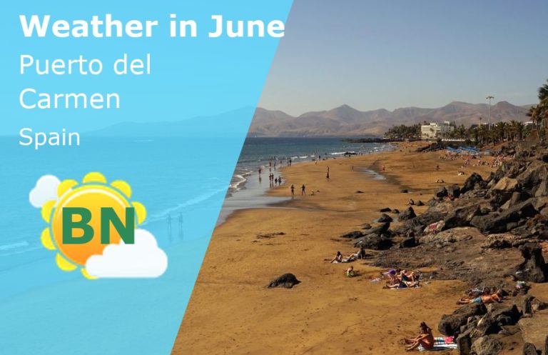 June Weather in Puerto del Carmen, Lanzarote, Spain - 2024