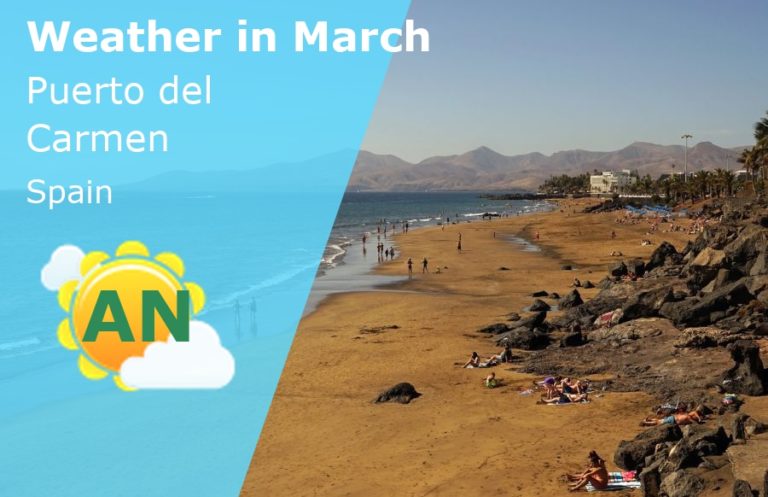 March Weather in Puerto del Carmen, Lanzarote, Spain - 2026