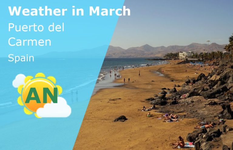 March Weather in Puerto del Carmen, Lanzarote, Spain - 2025