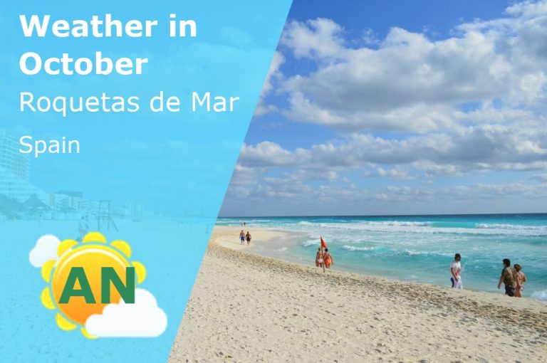 October Weather in Roquetas de Mar, Spain - 2022