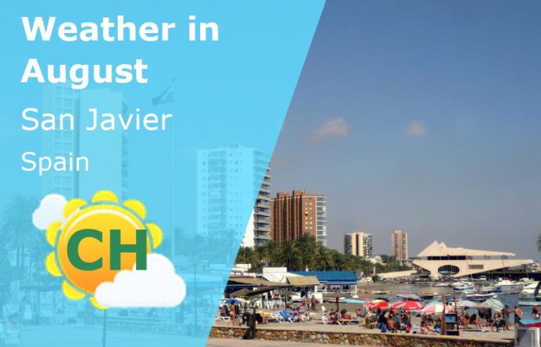 August Weather in San Javier, Spain - 2023