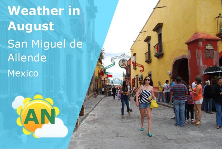 August Weather in San Miguel de Allende, Mexico - 2024