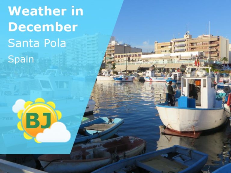 December Weather in Santa Pola, Spain - 2022