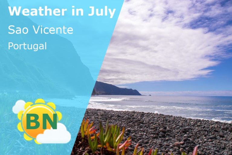 July Weather in Sao Vicente, Madeira (Portugal) - 2024