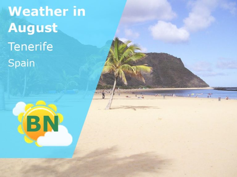 August Weather in Tenerife, Spain - 2023