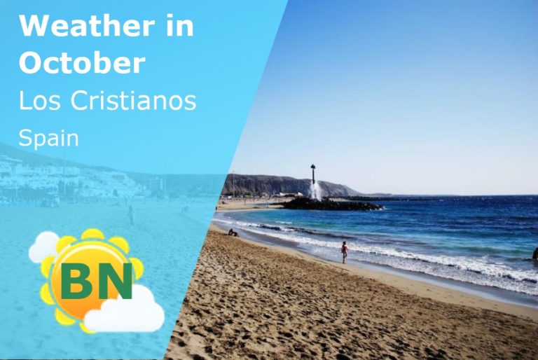 October Weather in Los Cristianos, Spain - 2022