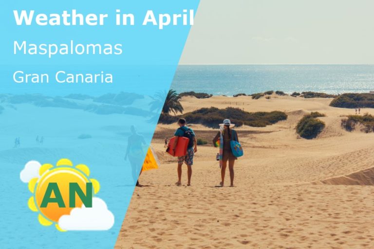 April Weather in Maspalomas, Gran Canaria - 2025