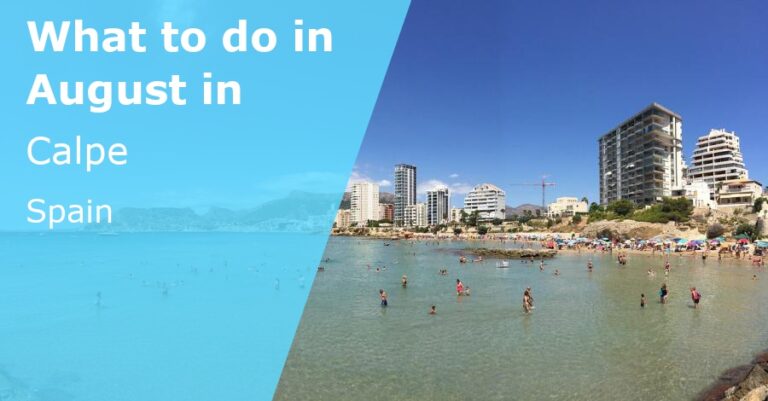 What to do in August in Calpe, Spain - 2025