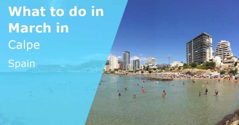 What to do in March in Calpe, Spain - 2023