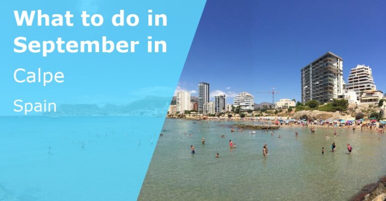 What to do in September in Calpe, Spain - 2024