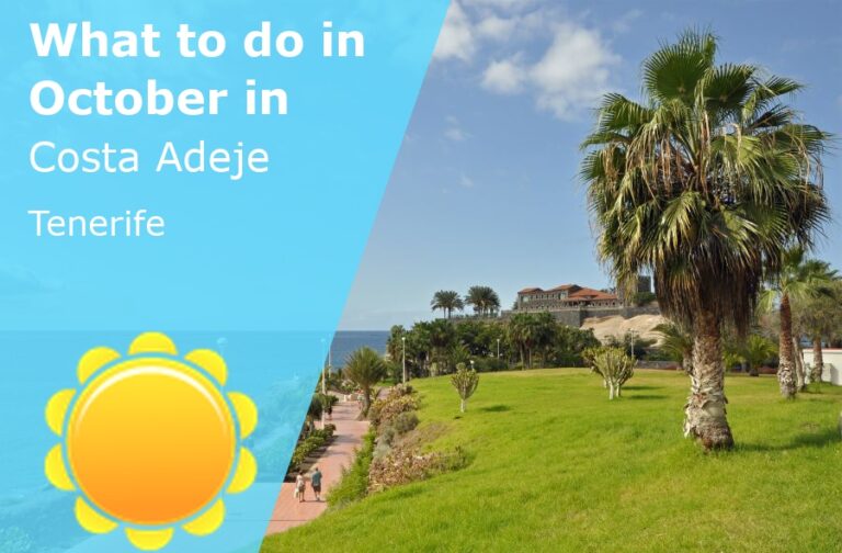 What to do in October in Costa Adeje, Tenerife - 2024