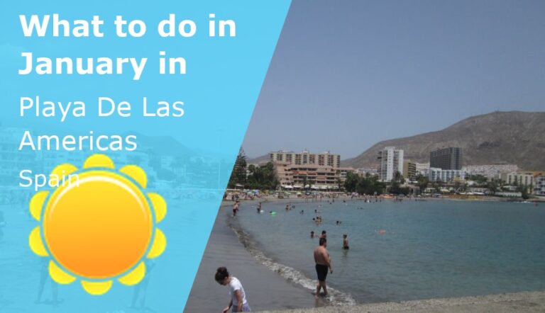 What to do in January in Playa De Las Americas, Tenerife - 2024