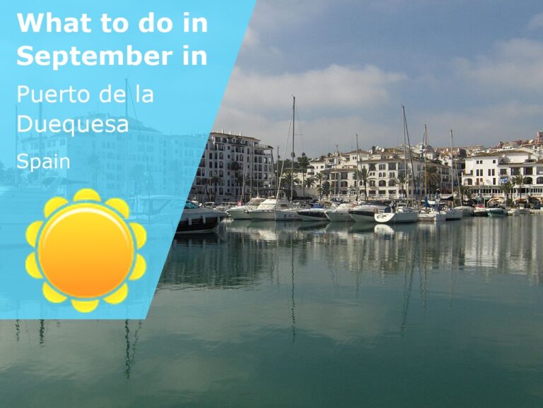 What to do in September in Puerto de la Duequesa, Spain - 2024