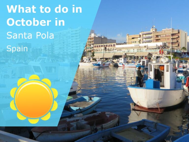 What to do in October in Santa Pola, Spain - 2023