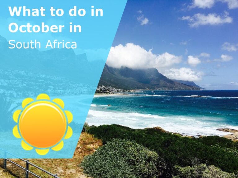 What to do in October in South Africa - 2024