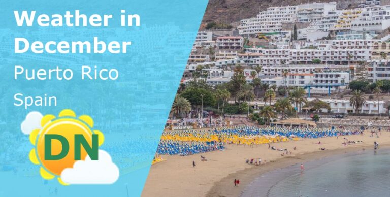 December Weather in Puerto Rico, Gran Canaria - 2022